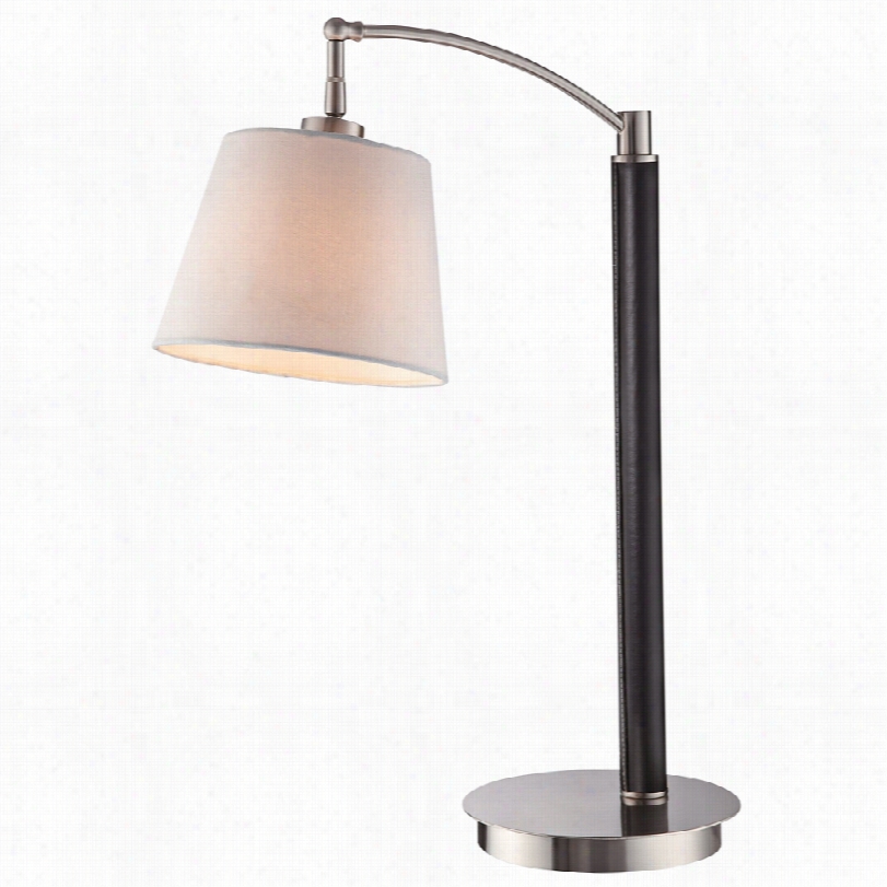 Contemporary Lucio Blwck Lewthe Lite Source 23 1/4-inch-h Desk Lamp