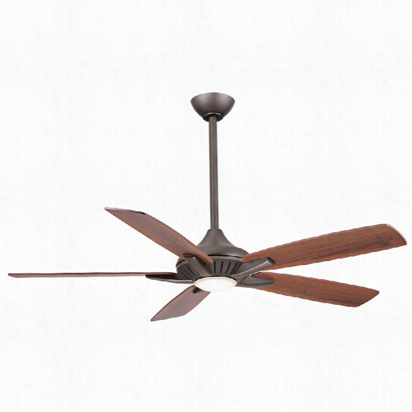 Contemporary Minka Aire Dyno Ceiling Fan  - 52"" Oil-rubbed Bronze