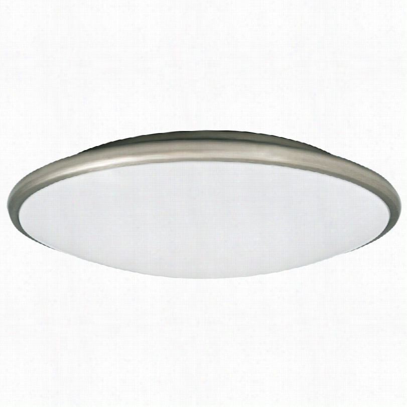 Contemporary Partia Energy Efficient Nickel Upon White Ledceiling Light