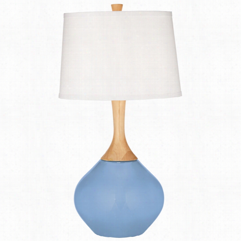 Contemporary Placid Blue Wexler 31-inch-h Table Lamp