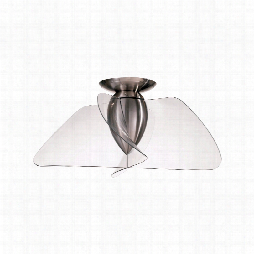 Contemporary Quorum Angnel Collection Ceiling Fan - 42"" Clear Blade