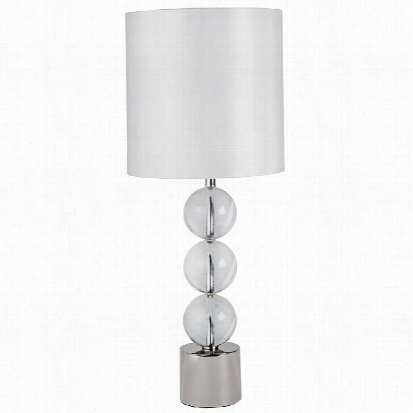 Contemporary Regina-andrew Triple Crystal Orb 36 1/2-inch-h Table Lamp