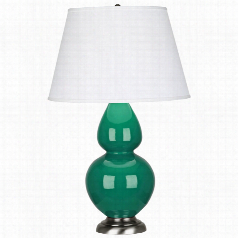 Contemporary Robert Abbey Emerald Ceramic Ad Gentle 31-inch-h Table Lamp