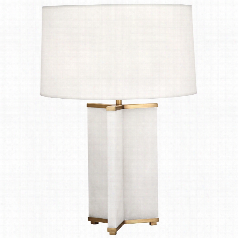 Contemporary Robert Abbey Fineas Alabaster 28-inch-h Table Lamp