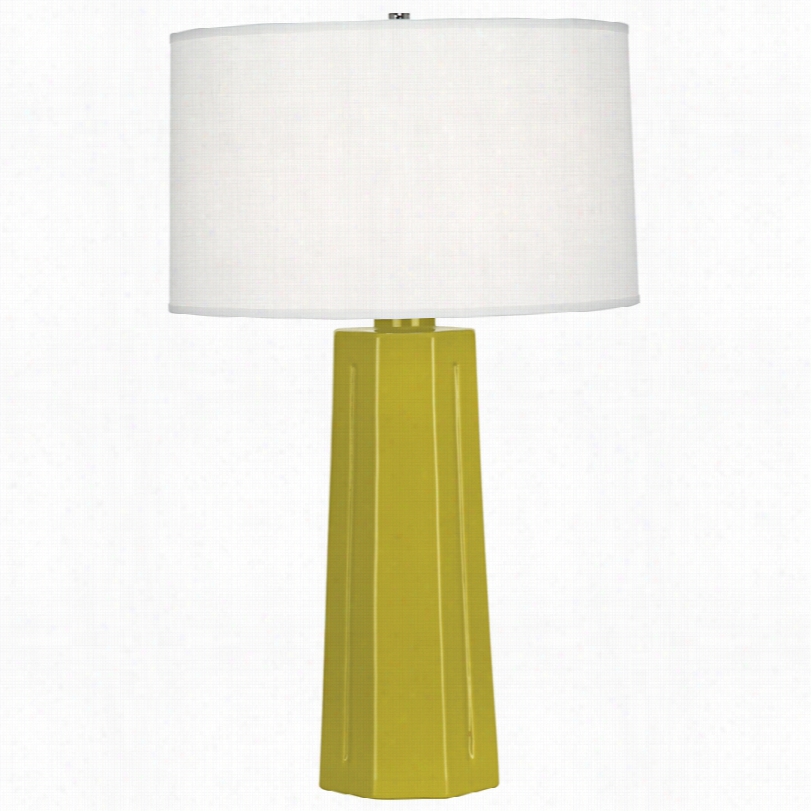 Contemporary Robert Abbey Mason Citron Ceramic 26-inch-h  Table Lamp