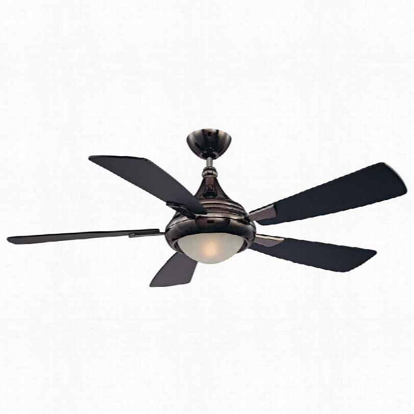 Contemporary Savoy House  Zephyr Ceiling Fan - 54"" Mercury Black