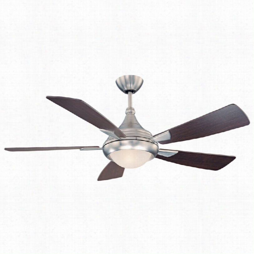 Contemporary Savoy House Zephyr Ceiling Fan - 54"" Satin Nickel