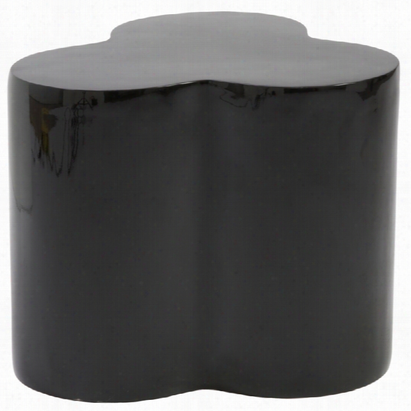 Cotnemporary Slloan Small Gloss Black 91 3/4-inch-w Stool