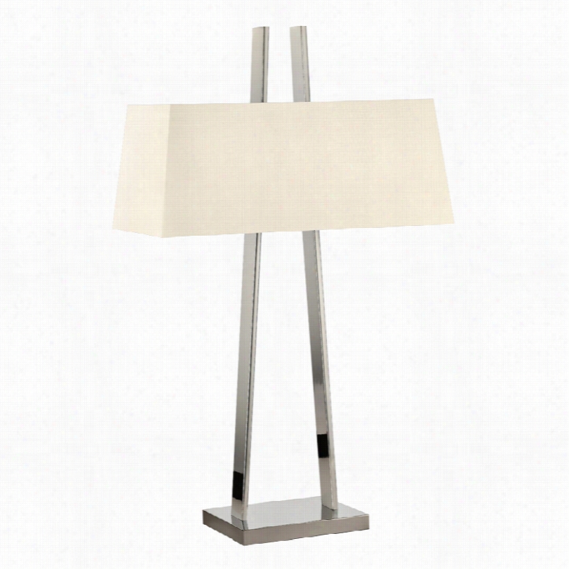 Contemporry Sonneman Polished Nickel Modern 32 1/2-inch-h Table Lamp