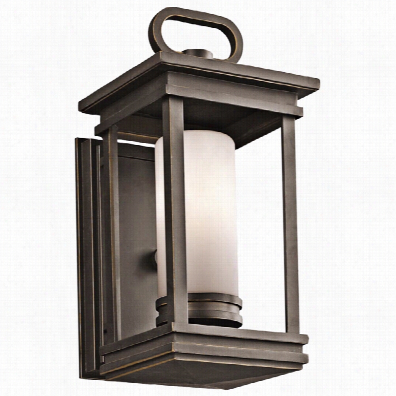 Contemporary South Hope Bfonze 5 1/2-inch-h Kichler Outdoor Wall Light