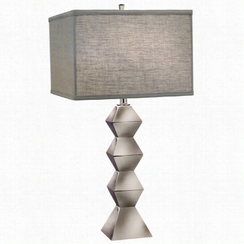 Contemporary Stiffel Olished Nick El Geneav 32-inch-h Table Lamp