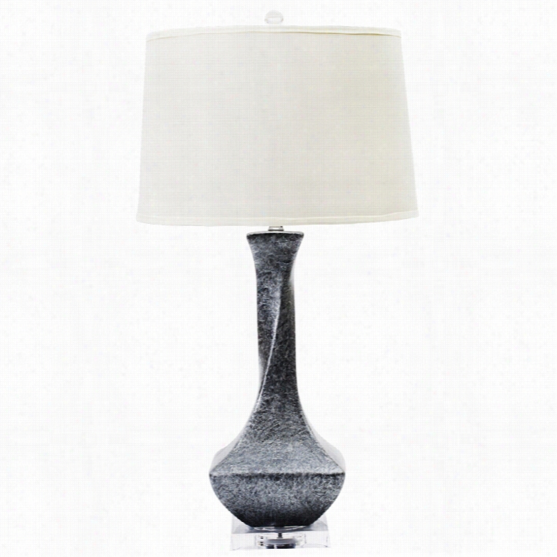 Contemporary Tanre Pewter Vein Ceramic 31-inch-h Table Lamp