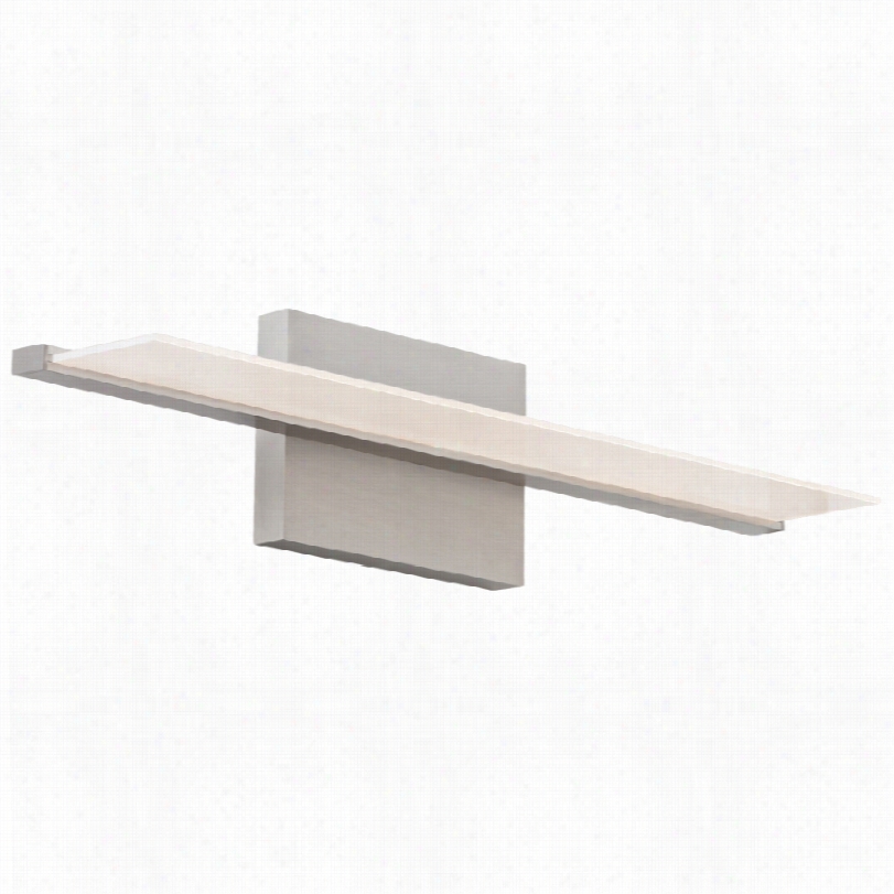 Contemporary Twch Llighting Span Satin Nickel 5 1/2-inch-h Led Wall Sconce