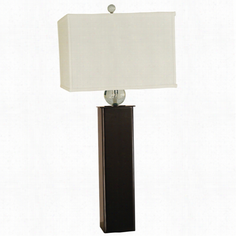 Contemporary Thumprints Addison Mahogany  Bronze 31-inch-h Table Lamp