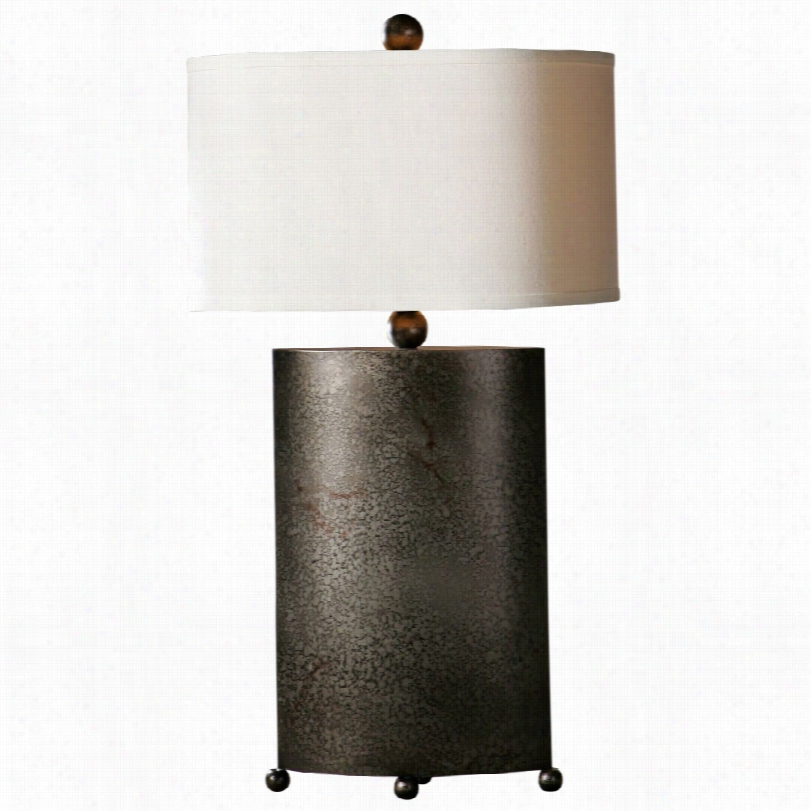Contemporary Uttermost Ruggine White 31-inch_h Table Lamp