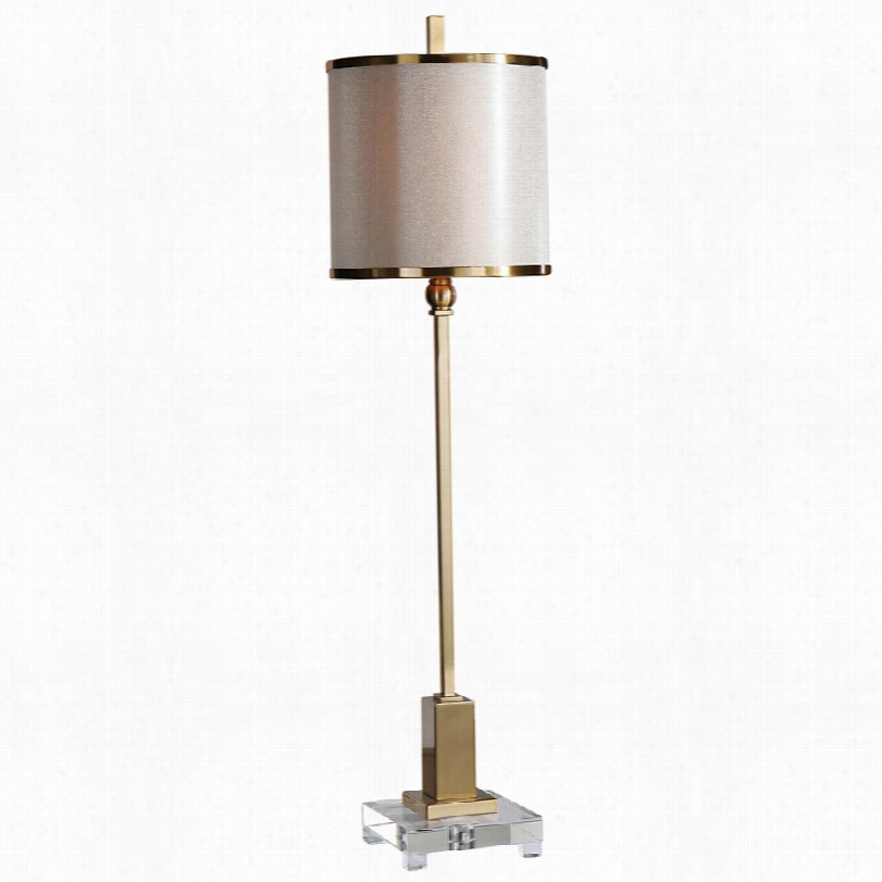 Contemporary Tt Ermost Villena Plated Brass 35-inch-h Table Lamp
