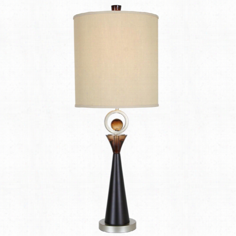 Contempoarry Va Teal Occas Ion Cafe Noir 36-inch-h Table Lamp