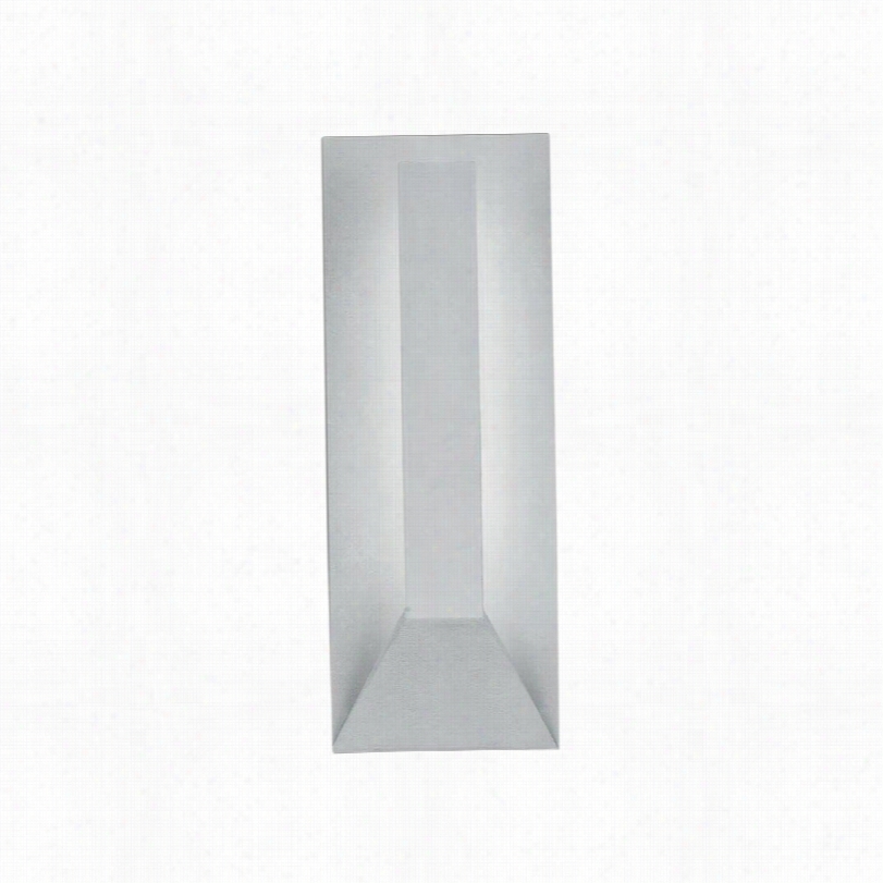 Contemporary Wac Uno White Led 15-inch-h O Utdoor Wall Lght