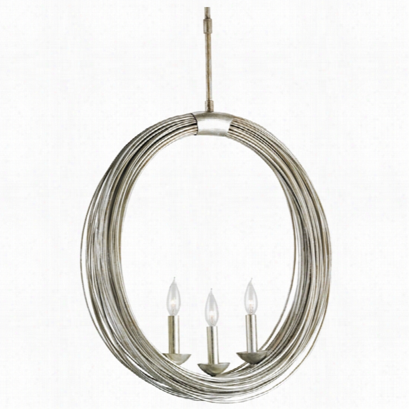 Iron Haley Modern Round  Silver Currey And Company Chandelier