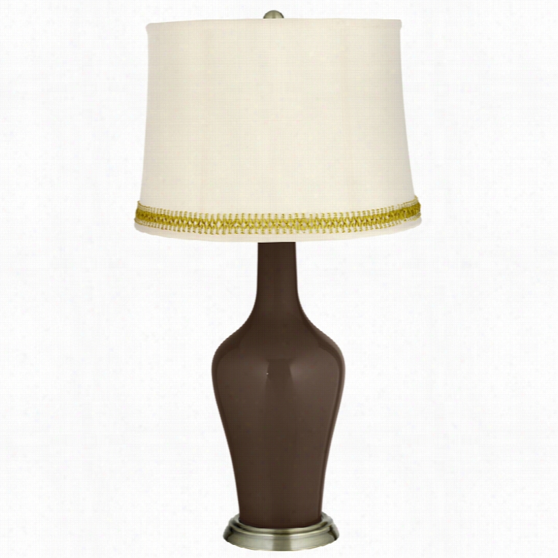 Transitional Carafe And Open Weave Trim 32 1/4-inch-h Anya Table Lamp