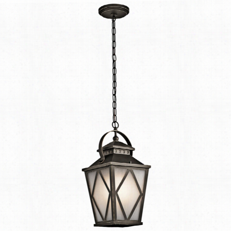 Transitional Kichl Er Hayman Bay Old Bronze Outdoor Hanging Ligbt