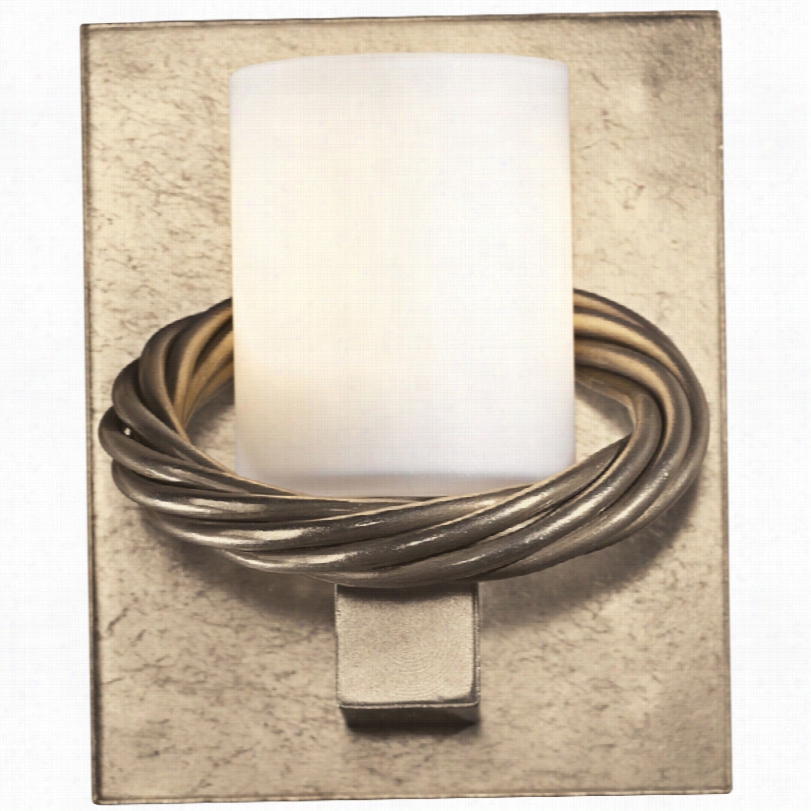 Contemporary Cavo Opal Gold Rope Hhubbardton Forge Wall Sconce