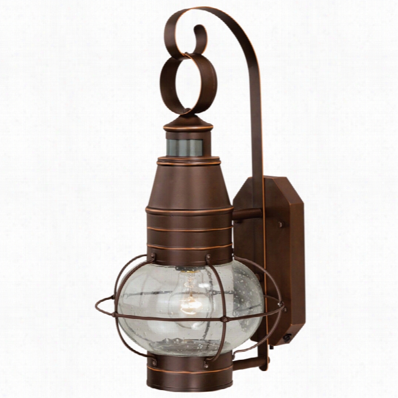 Contemporary Chatham Smart Lighting Bronze Outdoor Wall Light