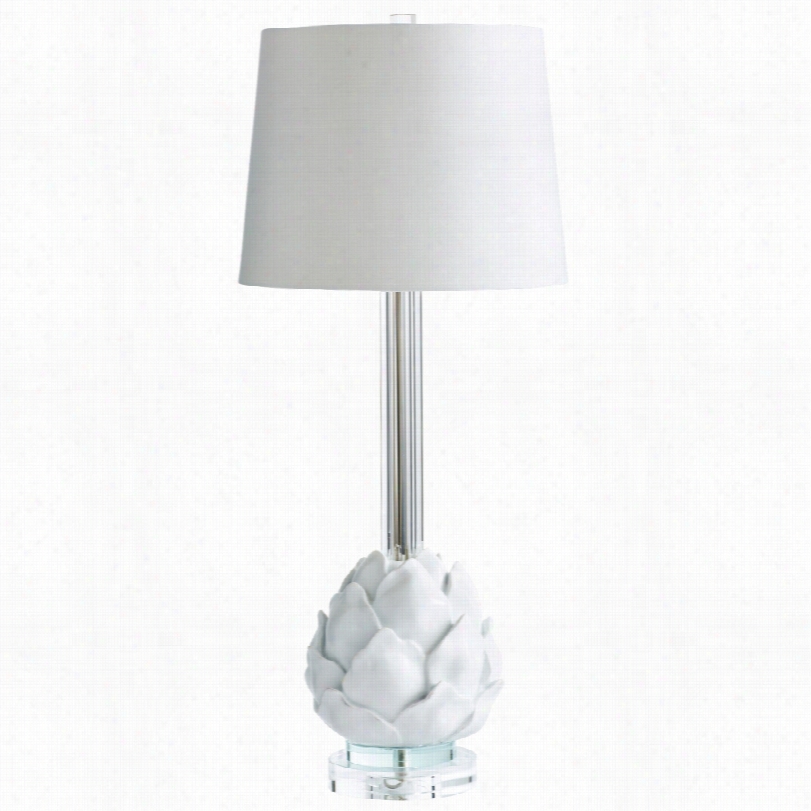 Contemporary Chloe White Petal 30 1/2-inch_h Table Lamp