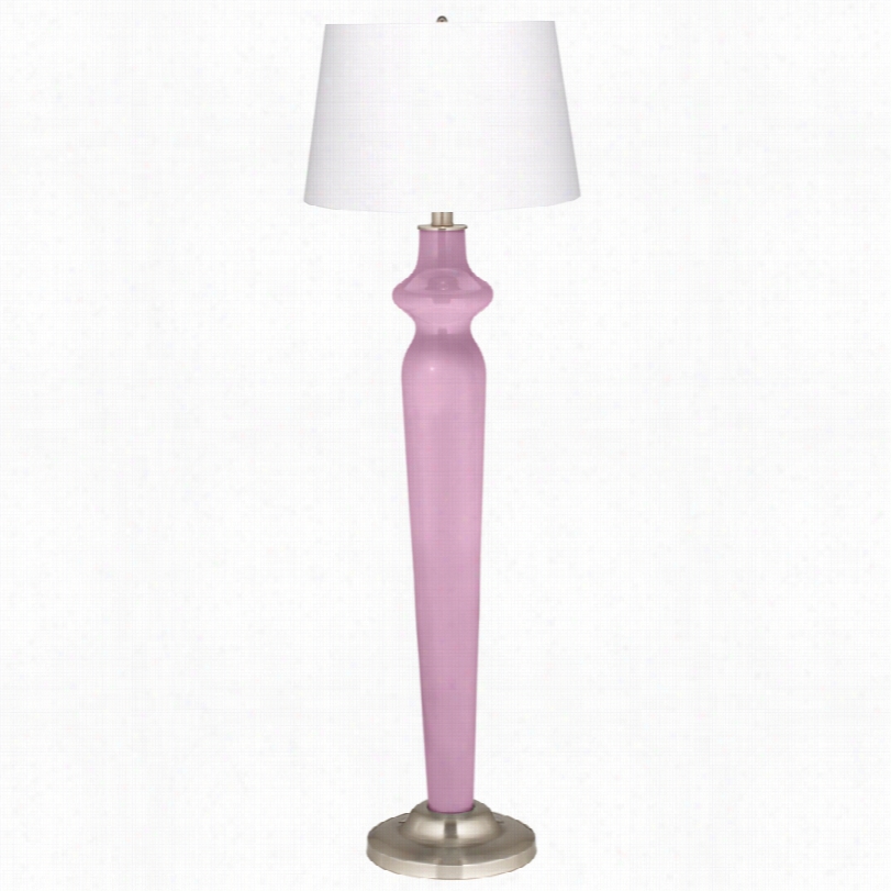 Contemporary Complexion Plus Pink Pansy With Of A ~ Color Darkness Lido Floor Lamp