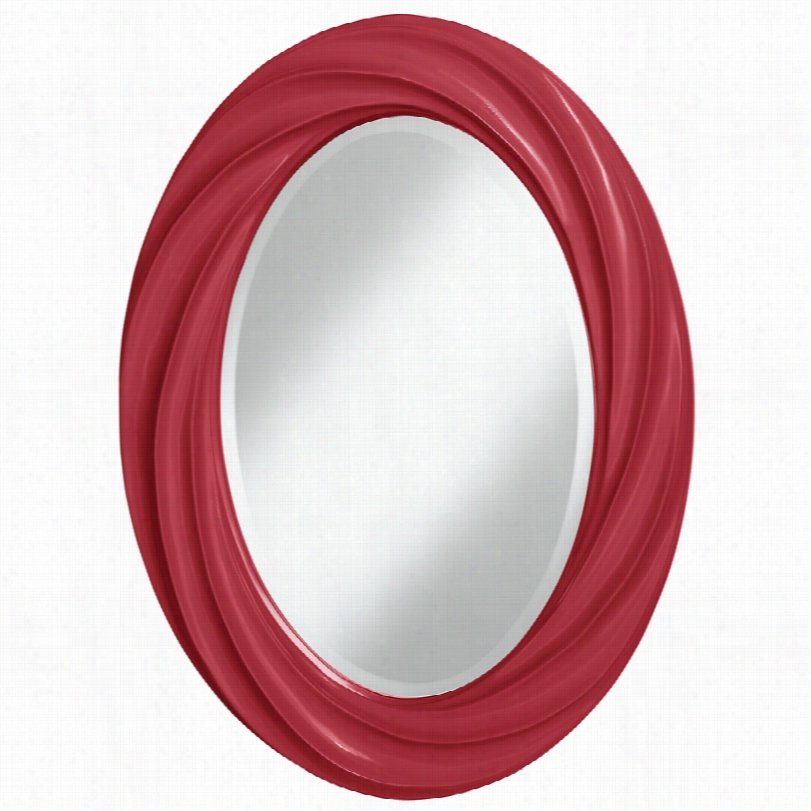 Contempoorary Color Plus Samba Twist Ovla Wall Mirror-22x30