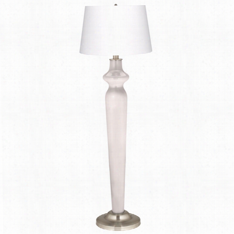 Contemporary Color Plus Smart White Steel 12-inch-w Floor Lamp