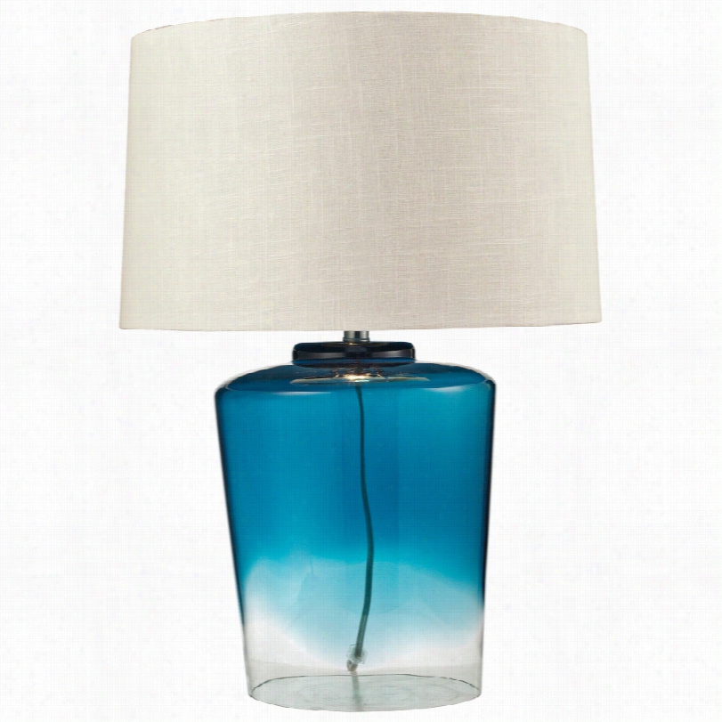 Contemporary Dimond Macaa Well Boutique Blue Fade 25-inch-h Table Lamp