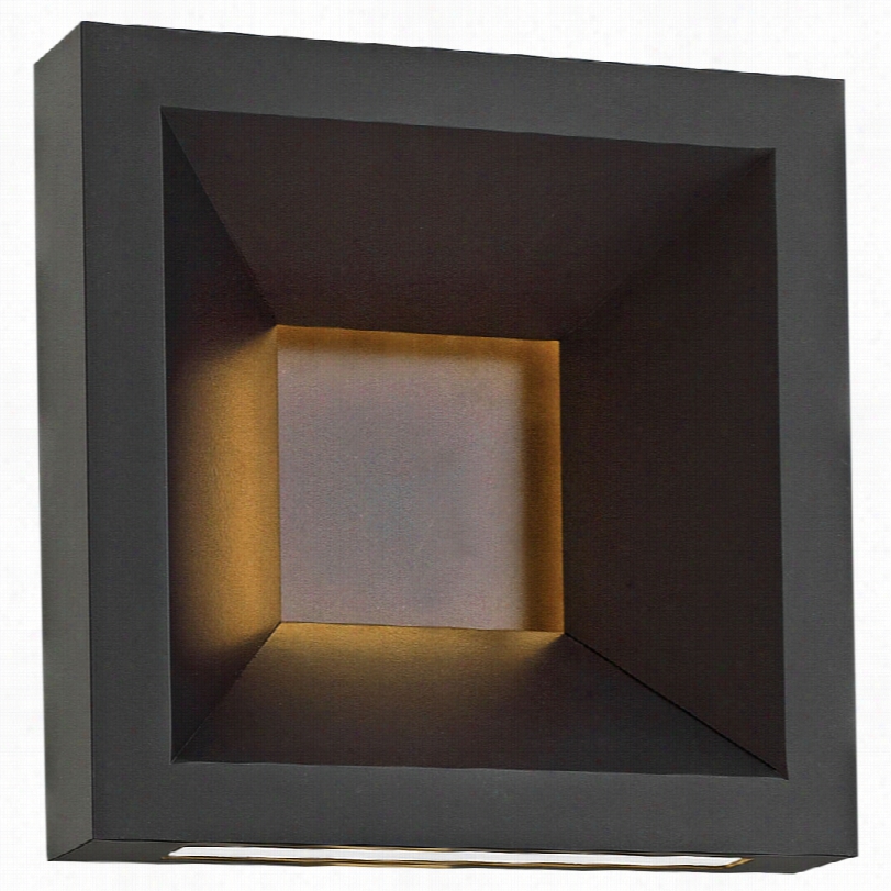 Contemporary Hinkley Plaza Contemporary Bronze Led Outdoor Wall Light