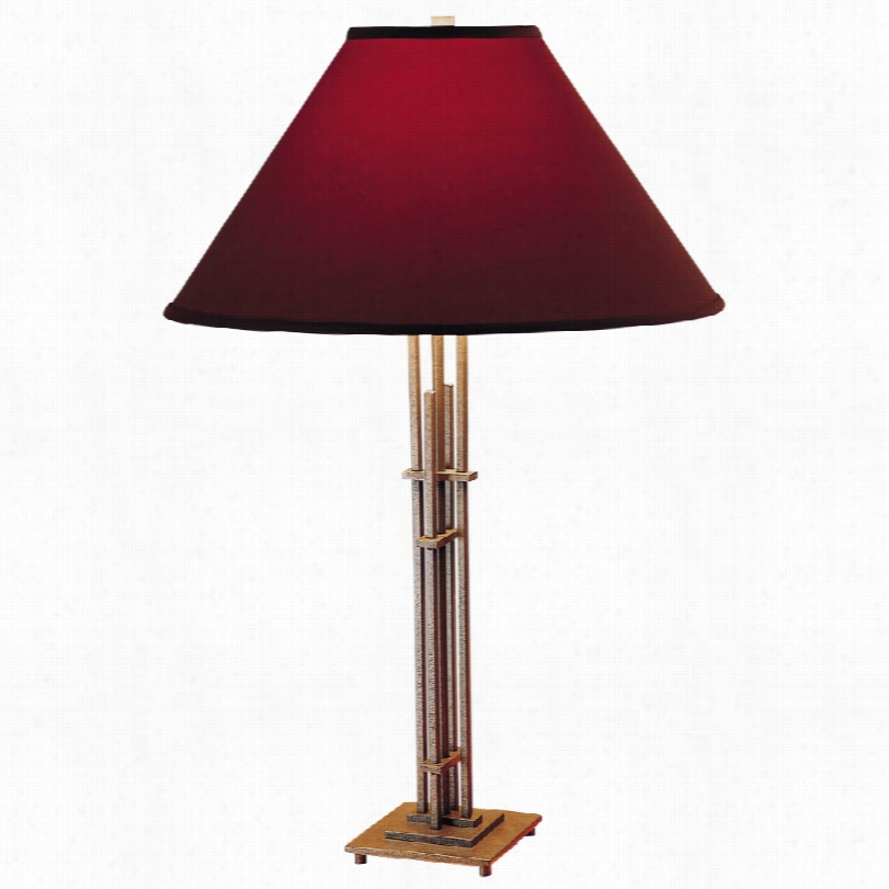 Contemporary Hubbardton Forge Metra Quad Modern  26-inc-hh Table Lamp