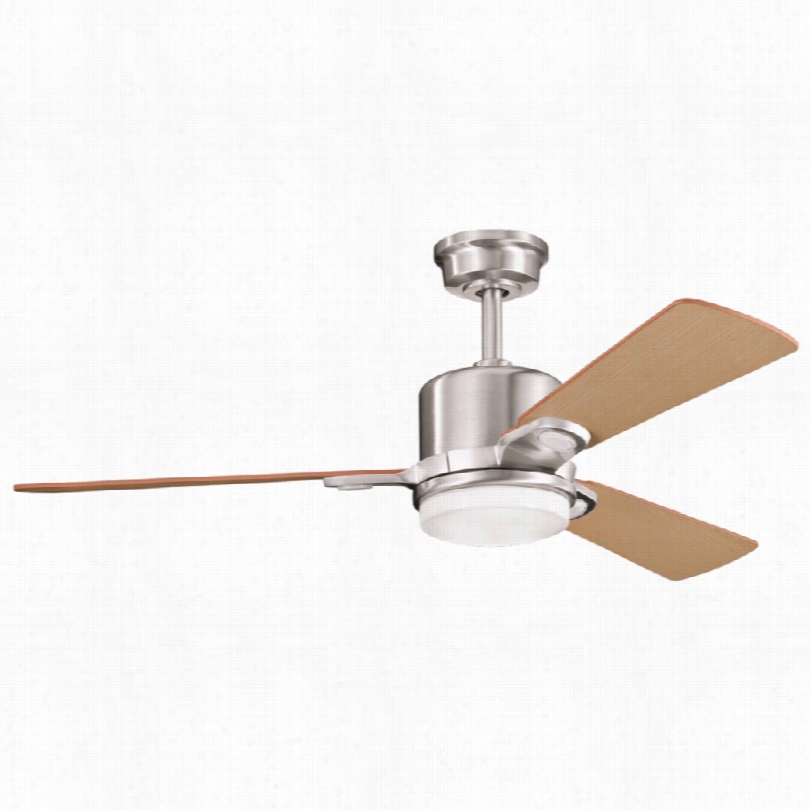 Contempor Ary Kichler Celino Ceiling Fan - 48"" Brushed Stainless Steel