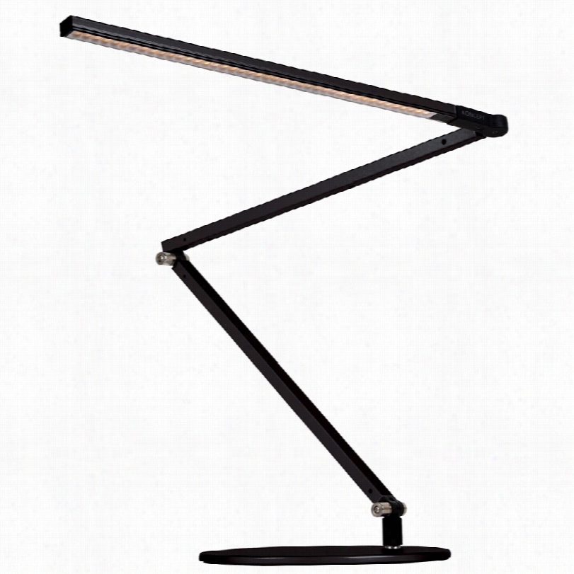 Contemporary Koncept Gen 3 Z-bar Black Aluminum Modern Desk Lamp