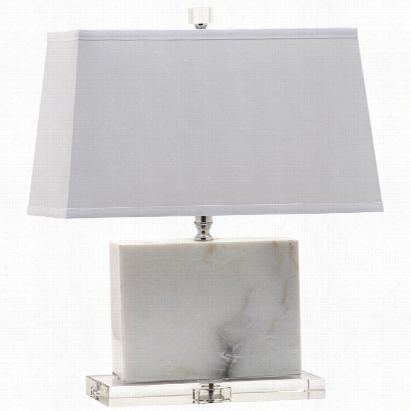 Contemp Orary Marblehead White Crystal 19-inch-h Table Lamp