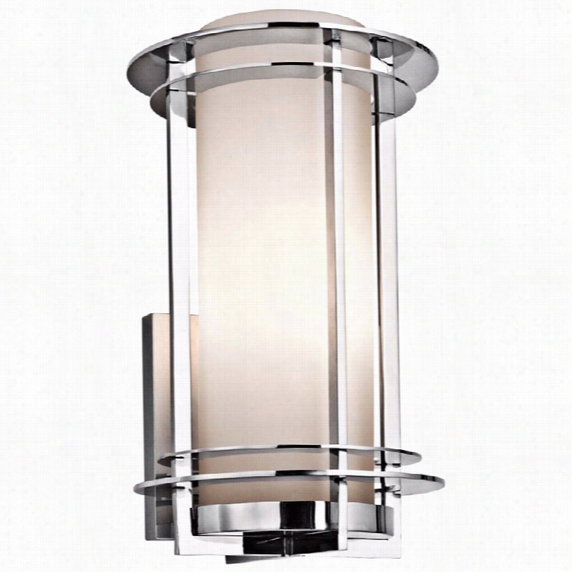 Contemporary Pacific Edge Steel 16-inch-h Kichler Outdoor Sconce