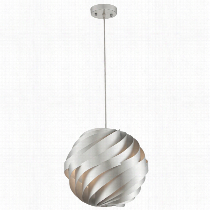 Contemporary Possini Euro Deeign Silverr Wavves Modern Pendant Light
