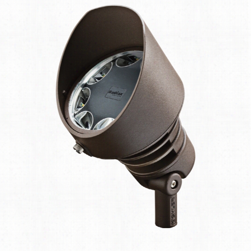 Contemporary Radiax Bronze 5 1/2-inch-h Led Kichler Flood Light