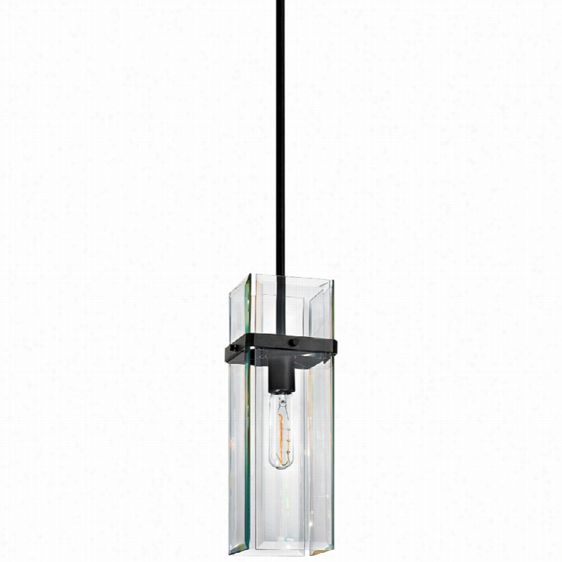 Contemporary Sonneman Mercer Road Black 5 3/4-inc-w Mini Pendant