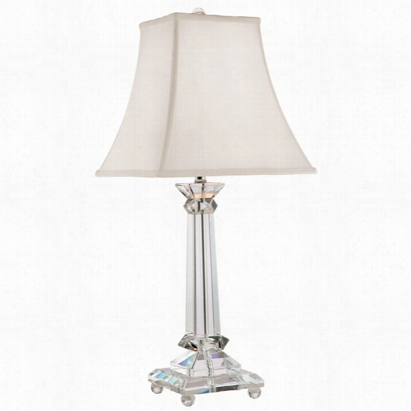 Contemporary Vienna Full Spectrum Tapered Colimn 27 11/2-inch-h Table Lamp