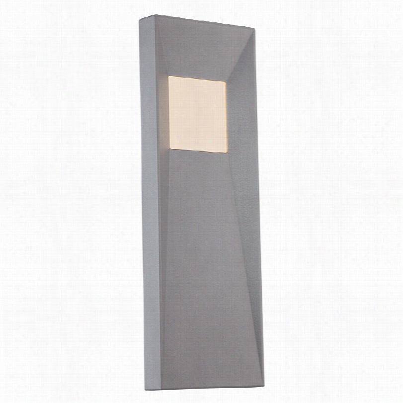 Contemporary Wac Infiniti Graphite 20-invh-h Led Outdoor Wall Light