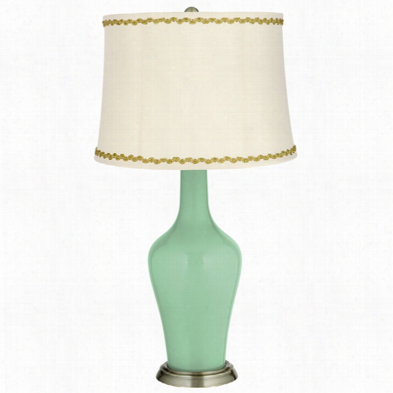 Transitional Hemlock And Relaxed Wave Trim Anya 32 1/4-inch-h Table Lamp