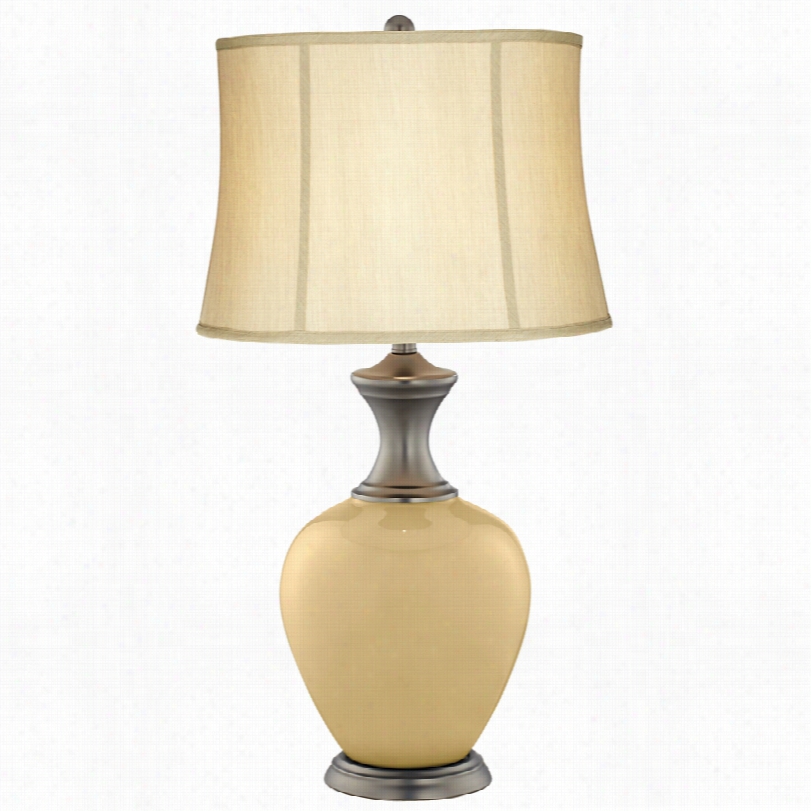 Transitional Humble Gold Alison Glass 31 1/2-inchh- Table Lamp