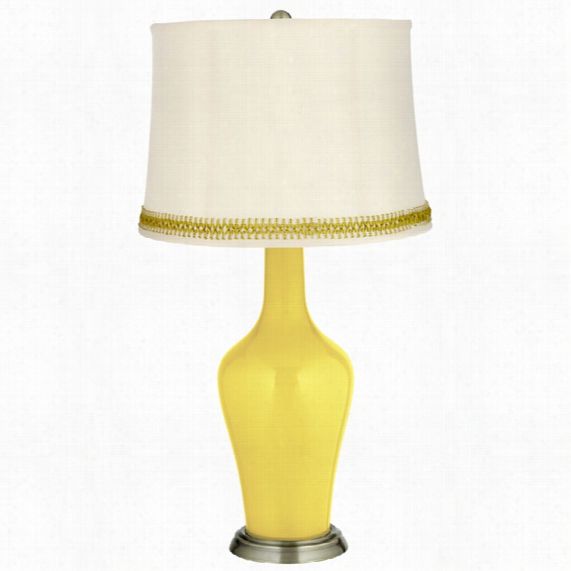 Transitional Lemo N  Twist And Exposed Weave Trim Anya Tablelamp