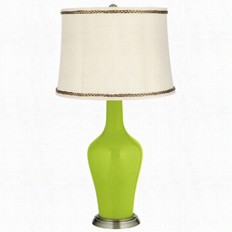 Tra Nsitiional Tender Shoots Barss Anya Table Lamp With Twist Trim