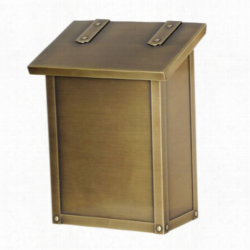 Amer Ica's Finest Mailboxes Af-1-ob Classic Vwrtical Mailbox In Old Brass