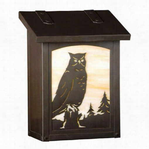 Aemrica's Finest Mailboxes Af-621-bz-hn Birds Vertical Great Horne D Owl Mailbox