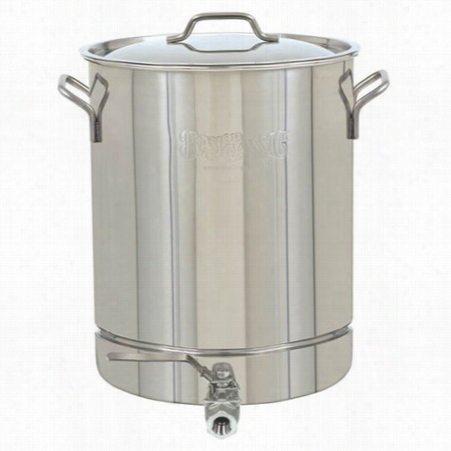 Bayou Classic 1032 8 Gallon Stainless Steel Stockpot With Spigot